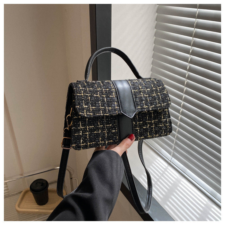 Schwarz - Elise Tweed Bag
