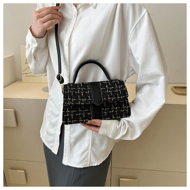 Schwarz - Elise Tweed Bag