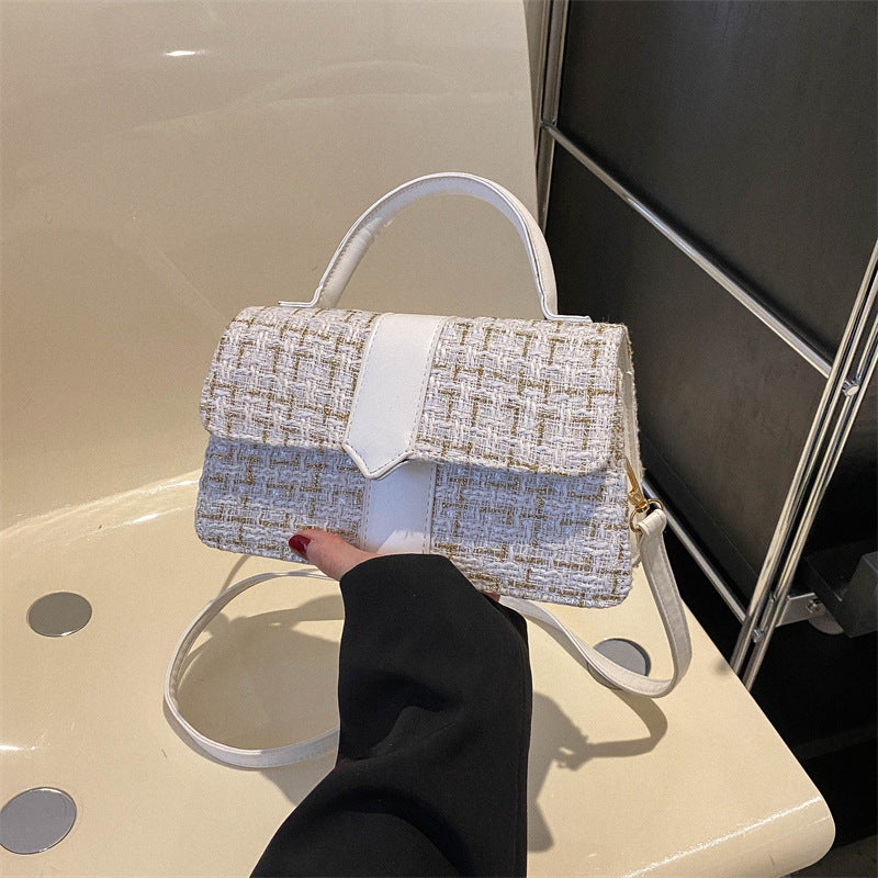 Weiß - Elise Tweed Bag