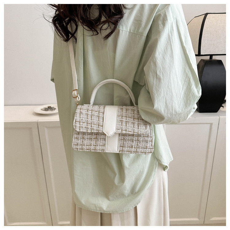 Weiß - Elise Tweed Bag
