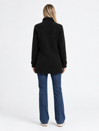 Schwarz - Fumoya Teddyfleece-Jacke