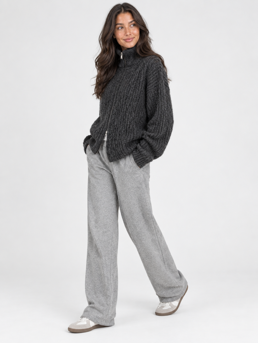 Schwarz - Strickcardigan
